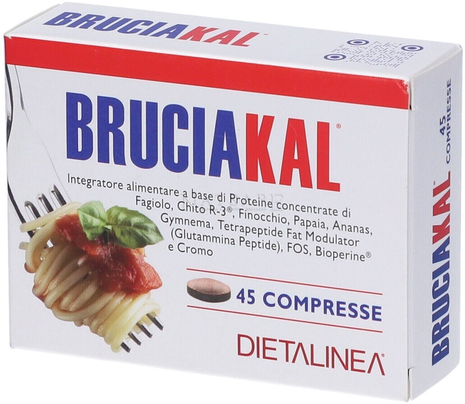 Dietalinea - Bruciakal - 45 compresse da 800 mg | Stimolanti metabolici |  Erboristeria Natsabe: vendita online | erbe officinali, tisane, integratori