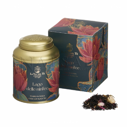 Snak - La Via del Tè - Tè Nero in foglia - Lago delle Ninfee - lattina decorata da 100 g | Confezioni Regalo |  Erboristeria Natsabe: vendita online | erbe officinali, tisane, integratori
