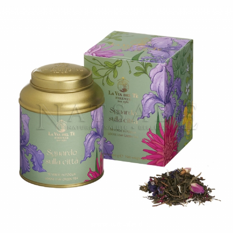 Snak - La Via del Tè - Tè Verde Sguardo sulla Città - lattina decorata da 100 g | Confezioni Regalo |  Erboristeria Natsabe: vendita online | erbe officinali, tisane, integratori