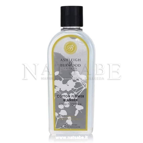 Ashleigh & Burwood - London - Essenza per Lampada Catalitica - Fiori di Cotone e Ambra - 500 ml | Essenze per diffusori  |  Erboristeria Natsabe: vendita online | erbe officinali, tisane, integratori