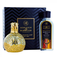 Lampada Catalitica Mosaico small - confezione regalo con Essenza Moroccan Spice 250 ml