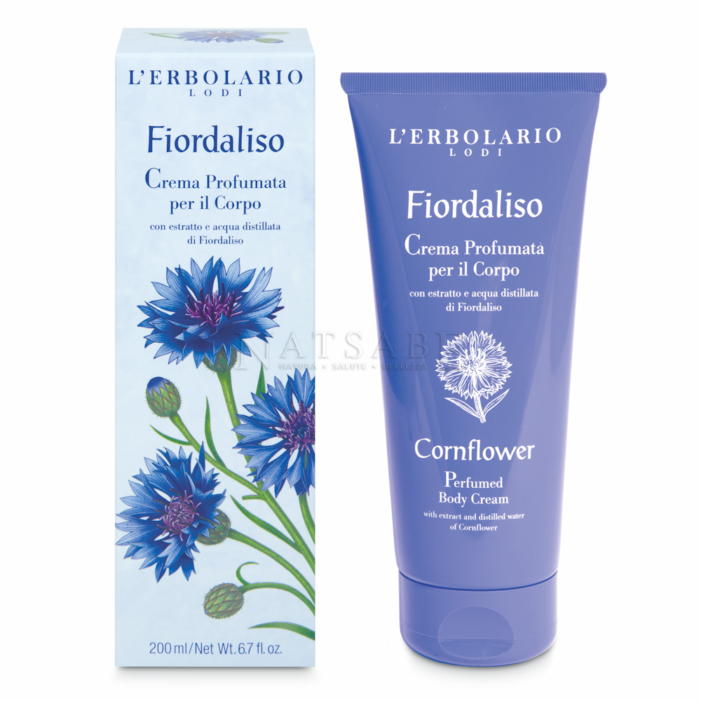 Erbolario - Fiordaliso - Crema Profumata per il Corpo - 200 ml | Creme corpo |  Erboristeria Natsabe: vendita online | erbe officinali, tisane, integratori