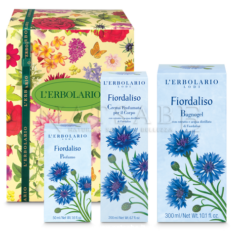 Erbolario - Fiordaliso - Confezione Regalo Trio Corpo | Confezioni Regalo Erbolario |  Erboristeria Natsabe: vendita online | erbe officinali, tisane, integratori
