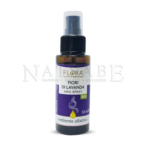 Flora - Spray Ambiente - Fiori di Lavanda - 50 ml | Spray ambiente |  Erboristeria Natsabe: vendita online | erbe officinali, tisane, integratori