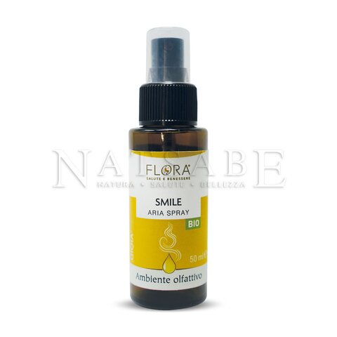 Flora - Spray Ambiente - Smile - 50 ml | Spray ambiente |  Erboristeria Natsabe: vendita online | erbe officinali, tisane, integratori