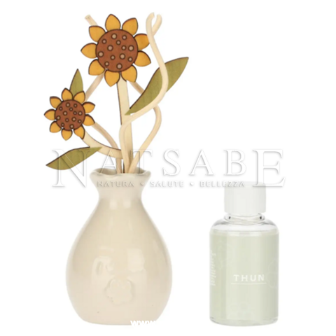 Thun - Diffusore per Ambienti con Bastoncini - Girasole | Diffusori di essenza con bastoncini |  Erboristeria Natsabe: vendita online | erbe officinali, tisane, integratori