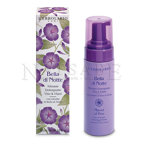 Erbolario - Bella di Notte - Mousse Detergente - 150 ml | Detergenti e Struccanti |  Erboristeria Natsabe: vendita online | erbe officinali, tisane, integratori