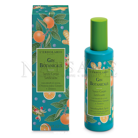 Erbolario - Gin Botanicals - Spray Corpo Setificante - 100 ml | Oli per il corpo |  Erboristeria Natsabe: vendita online | erbe officinali, tisane, integratori