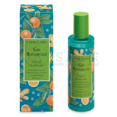Erbolario - Gin Botanicals - Lozione Deodorante - 100 ml | Deodoranti donna uomo |  Erboristeria Natsabe: vendita online | erbe officinali, tisane, integratori