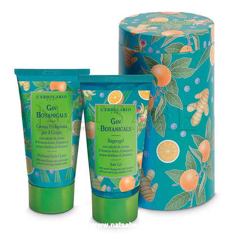 Erbolario - Gin Botanicals - Beauty Box Scorze d'Arancia  | Confezioni Regalo Erbolario |  Erboristeria Natsabe: vendita online | erbe officinali, tisane, integratori