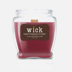 Candela Profumata con stoppino in legno - Apple Cinnamon Crumble - 425g