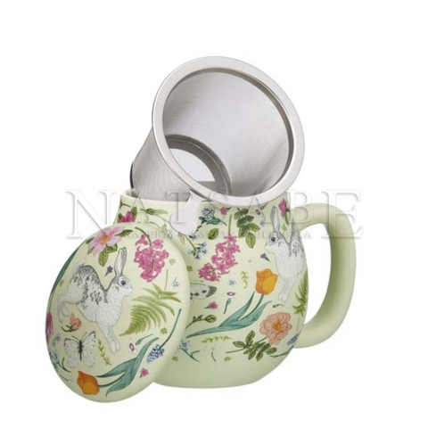 Snak - La Via del Tè - Herbal Tea cup - Country light green | Tea Cups | Erboristeria Natsabe: online selling