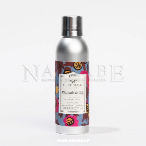 Greenleaf Inc. - Profumo per Ambiente - Rhubarb and Oak - 207 ml | Deodoranti per l'ambiente |  Erboristeria Natsabe: vendita online | erbe officinali, tisane, integratori