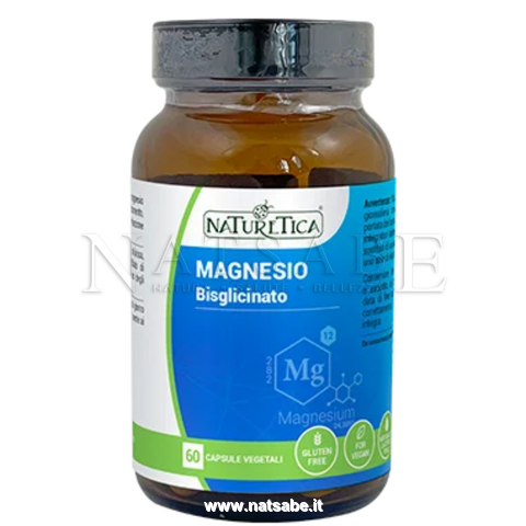 Naturetica - Magnesio Bisglicinato - 60 capsule da 895 mg | Vitamine e Sali minerali |  Erboristeria Natsabe: vendita online | erbe officinali, tisane, integratori
