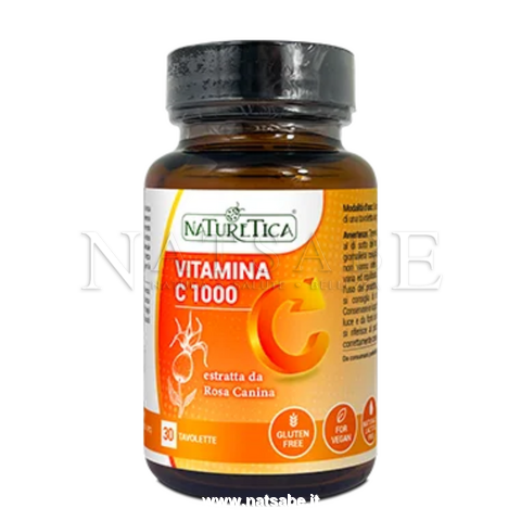 Naturetica - Vitamina C 1000 - 30 tavolette da 1800 mg | Vitamine e Sali minerali |  Erboristeria Natsabe: vendita online | erbe officinali, tisane, integratori