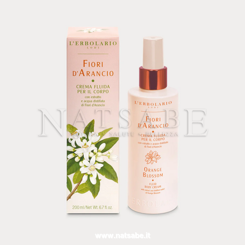 Erbolario - Fiori d'Arancio - Crema Fluida per il Corpo - 200 ml | Creme corpo |  Erboristeria Natsabe: vendita online | erbe officinali, tisane, integratori