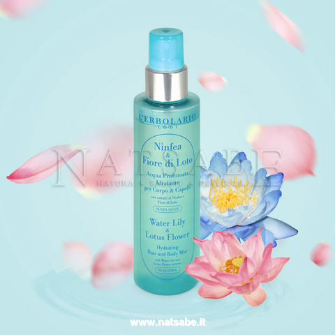 Erbolario - Acqua Profumata Corpo e Capelli - Ninfea e Fiore di Loto- 150 ml | Profumi |  Erboristeria Natsabe: vendita online | erbe officinali, tisane, integratori