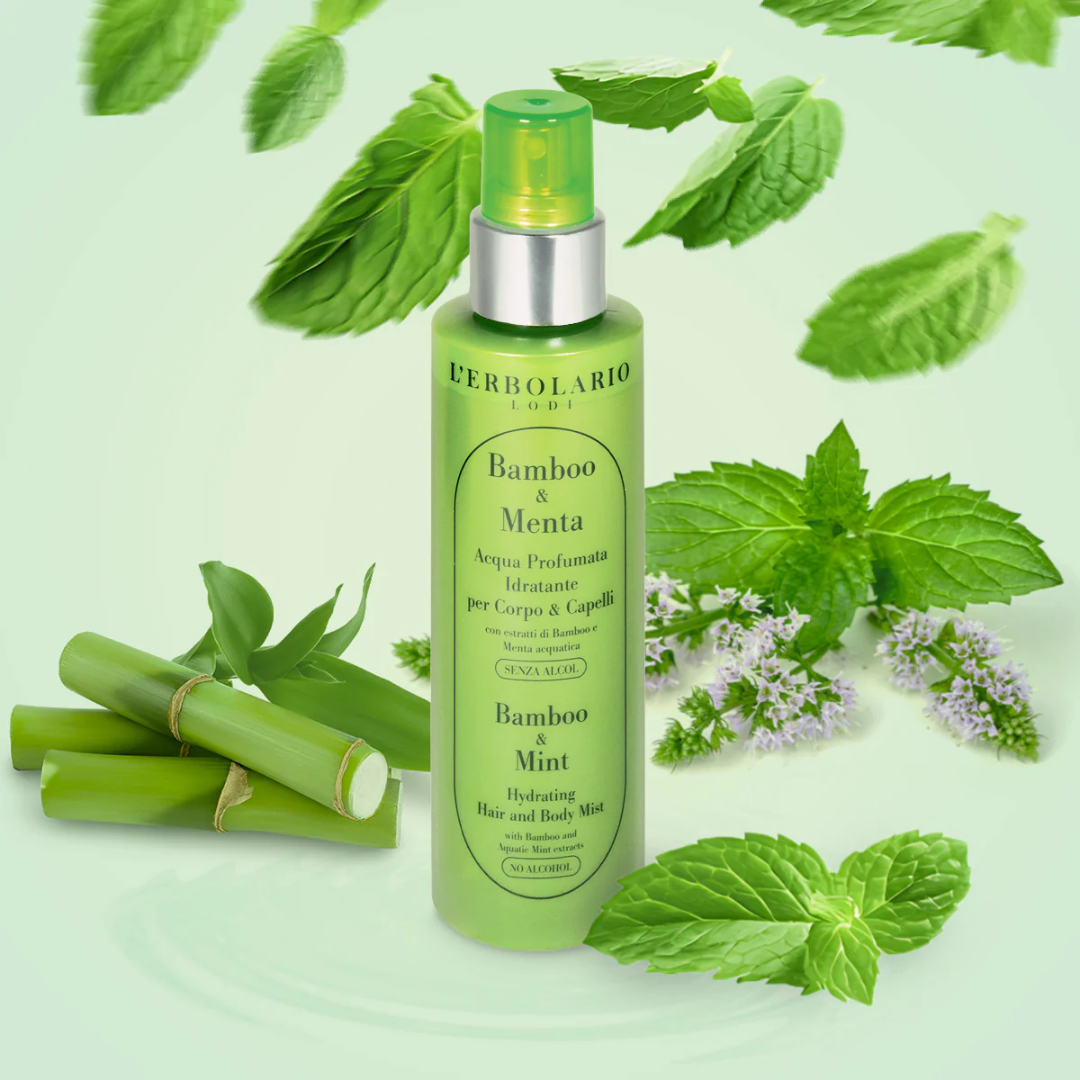 Acqua Profumata Corpo e Capelli - Bamboo e Menta - 150 ml