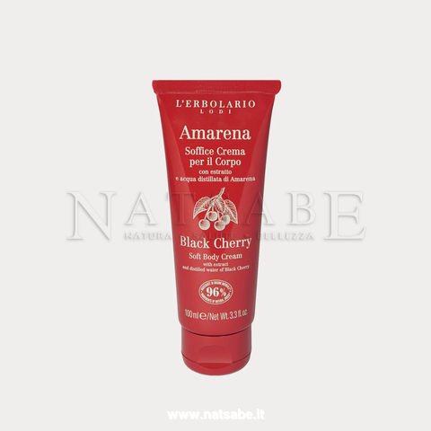 Erbolario - Amarena - Soffice Crema per il Corpo - 100 ml | Creme corpo |  Erboristeria Natsabe: vendita online | erbe officinali, tisane, integratori