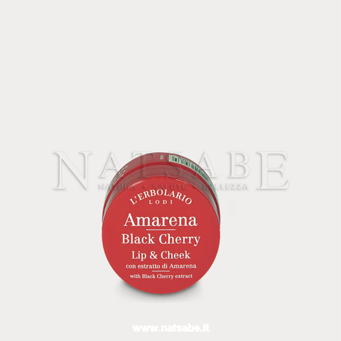 Erbolario - Amarena - Lip and Cheek - 9g | Stick labbra |  Erboristeria Natsabe: vendita online | erbe officinali, tisane, integratori