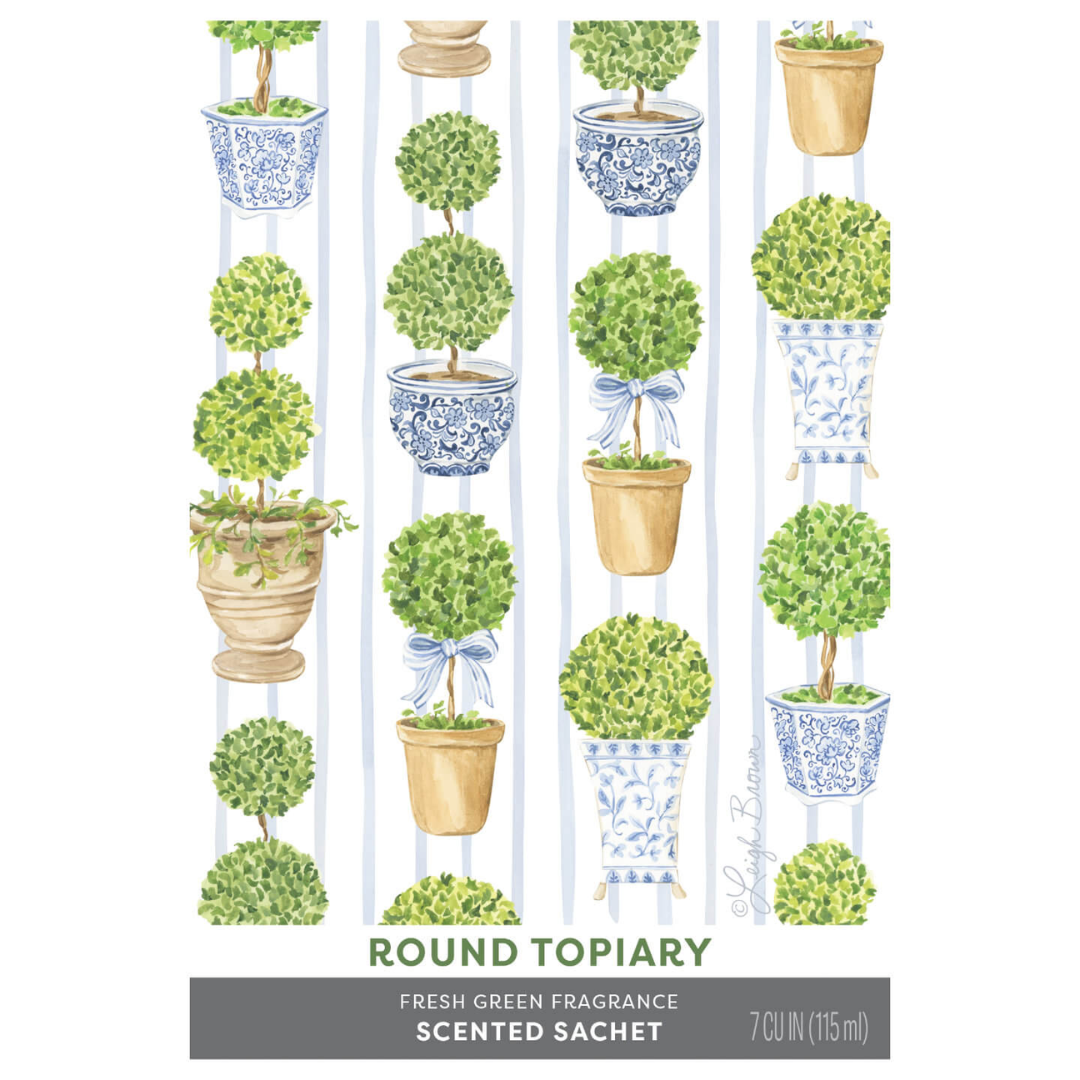 Round Topiary (English Ivy) - Sacchetto Profumato per Armadi