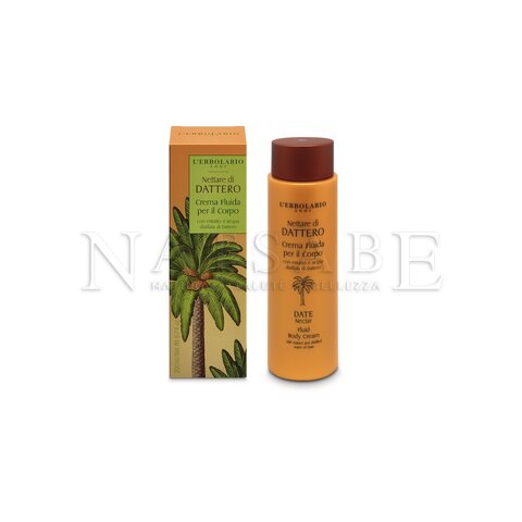 Erbolario - Dattero - Crema Fluida Profumata per il Corpo - 200 ml | Creme corpo |  Erboristeria Natsabe: vendita online | erbe officinali, tisane, integratori