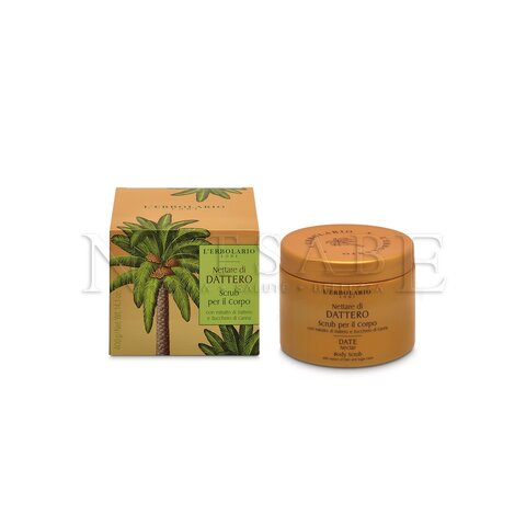 Erbolario - Dattero - Scrub per il corpo - 400 g | Scrub corpo |  Erboristeria Natsabe: vendita online | erbe officinali, tisane, integratori