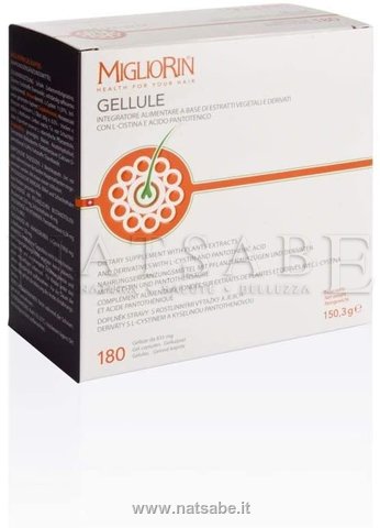 Cosval - Capelli - Migliorin 180 gellule da 835 mg | Pelle e capelli |  Erboristeria Natsabe: vendita online | erbe officinali, tisane, integratori