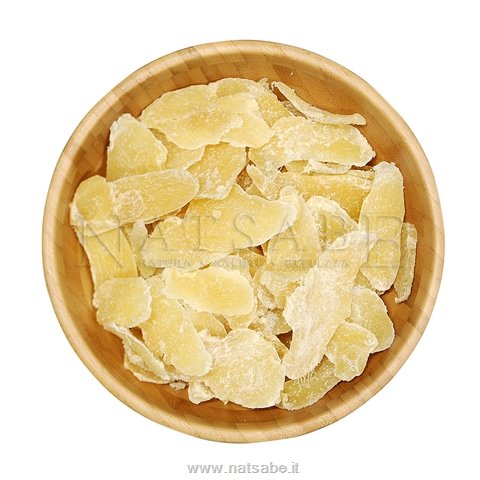 Biokyma - Erbe - Zenzero rizoma a fette candito - 100 g | Erbe officinali |  Erboristeria Natsabe: vendita online | erbe officinali, tisane, integratori