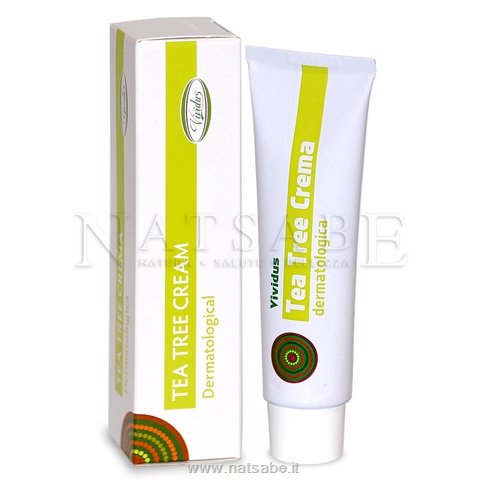 Vividus - Tea Tree Oil - Crema Dermatologica - 50ml | Pomate specifiche |  Erboristeria Natsabe: vendita online | erbe officinali, tisane, integratori