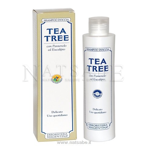 Erboristeria Magentina - Tea Tree - Shampoo Doccia - 200ml | Bagnoschiuma e shampodoccia |  Erboristeria Natsabe: vendita online | erbe officinali, tisane, integratori