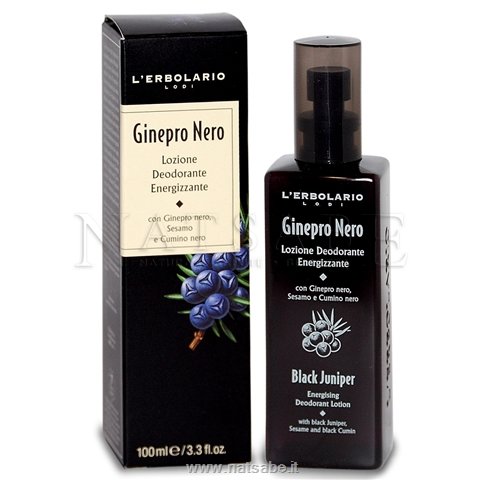 Erbolario - Ginepro Nero - Deodorante Energizzante - 100ml | Deodoranti donna uomo |  Erboristeria Natsabe: vendita online | erbe officinali, tisane, integratori