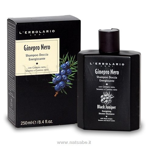 Erbolario - Ginepro Nero - Shampoo Doccia Energizzante - 250ml | Bagno e docciaschiuma |  Erboristeria Natsabe: vendita online | erbe officinali, tisane, integratori