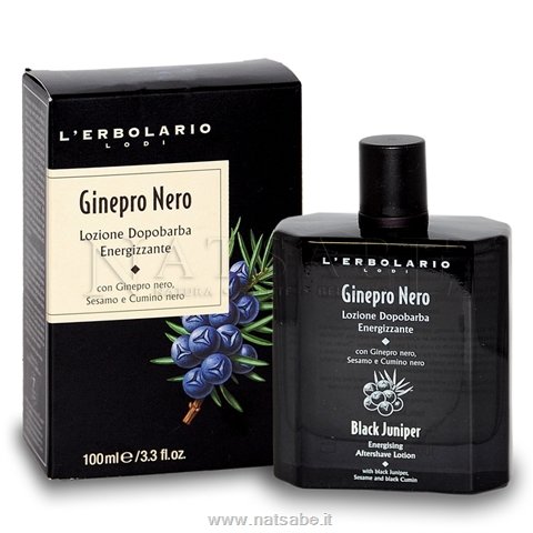 Erbolario - Ginepro Nero - Energising Aftershave Lotion - 100ml | Creams and Aftershave | Erboristeria Natsabe: online selling